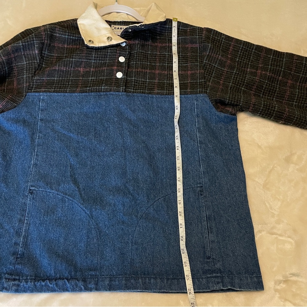 Anthropologie Carleen Denim Trucker Jacket XL - Picture 7 of 9